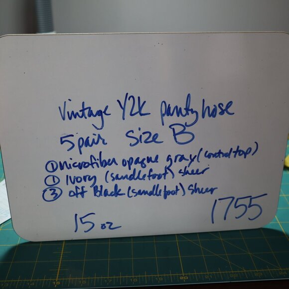 Vintage Panty Hose 5 Pair Womens B Retro Coquette Sexy Flirty Nostalgic Romantic - Picture 8 of 10